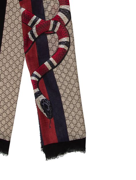 gucci snake scarf replica|gucci scarf unisex.